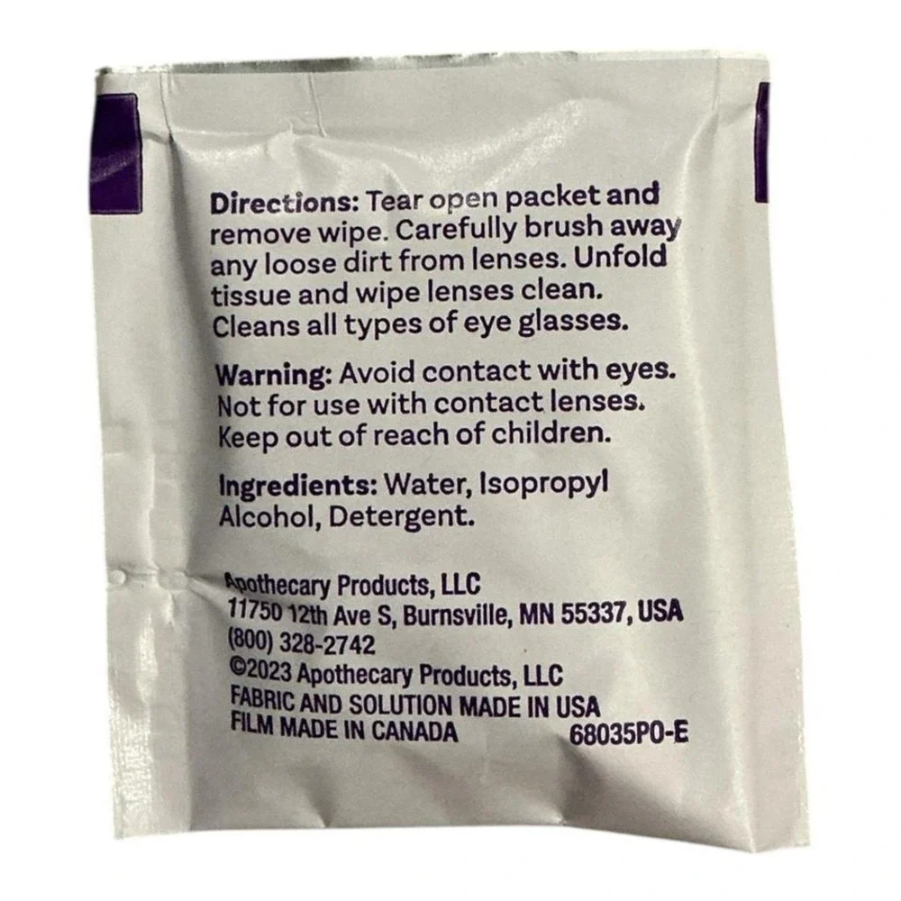 Flents‎ - Wipe 'N Clear Lens Wipes (170 ct) - Glasses Cleaner